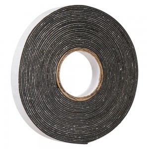 Скотч двухсторонний 12 мм х 5 м "AIRLINE" (черный) (вспененная основа) ADS-F-02 AIRLINE