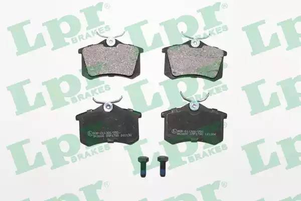 Колодки тормозные дисковые 05P1788 05P1788 LPR