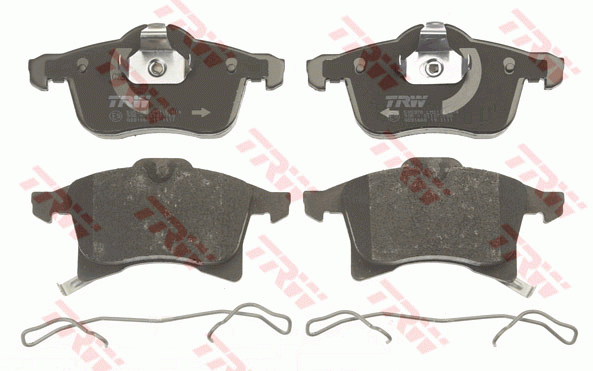 Колодки передние OPEL ASTRA H GDB1668 GDB1668 TRW