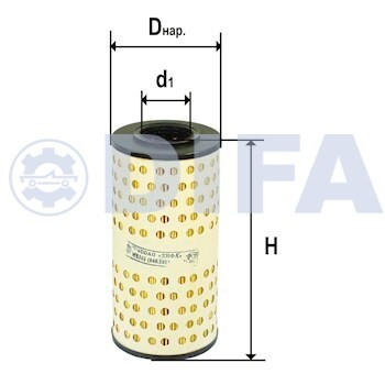Элемент фильтрующий КАМАЗ-ЕВРО,ЯМЗ масляный (бумага) DIFA DIFA5302 DIFA