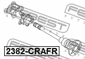 Ступица задняя в сборе VW CRAFTER 2006-2015 2382-CRAFR 2382-CRAFR FEBEST