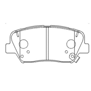 Колодки тормозные HYUNDAI Accent 2020 ~ / Avante/Elantra 2011 ~ 2017 / Azera 201 GK1516 CTR