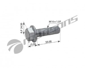 Болт SAF крепления суппорта (M16x1.5x55) MANSONS 600.198 MANSONS