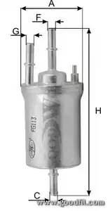 Фильтр топливный FG113 FG 113 GOODWILL