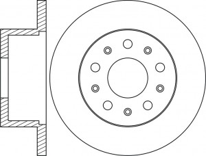 Диск тормозной CITROEN JUMPER/FIAT DUCATO/PEUGEOT BOXER (94-) 230, 244, 250 1.1- RN1846 NIBK