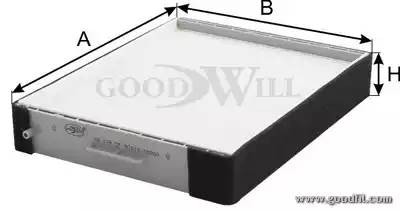 Фильтр салона AG579CF AG 579 CF GOODWILL