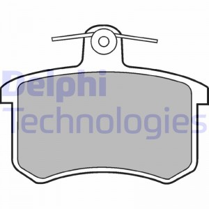 LP451 колодки дисковые з.\ Audi 80/90/100/A4/A6/A8 <98 LP451 DELPHI