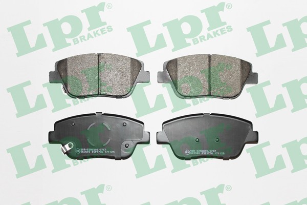 Колодки тормозные дисковые 05P1736 05P1736 LPR