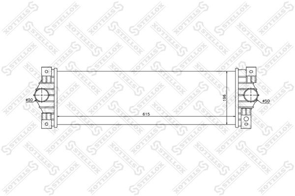 интеркулер!\ SsangYong Actyon/Kyron 2.0-2.7xDi 05> 10-40237-SX STELLOX