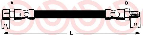 Шланг тормозной T50026 T 50 026 BREMBO