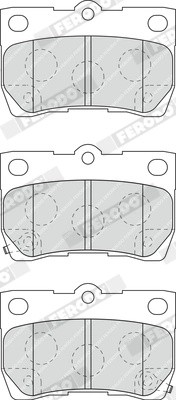 Колодки торм.зад. FDB4001 FERODO