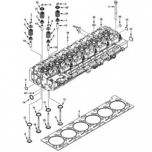 Направляющая клапана КАМАЗ Камминз ISLe (3942645) (Haffen) 10005 HAFFEN