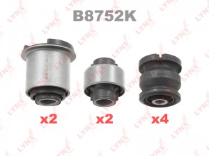 Комплект сайлентблоков рычагов передней подвески B8752K LYNXAUTO