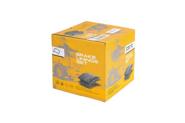 накладки торм. с ЗАКЛЕПК. STD! 19486/19494 17.2-12.1(410x160(93059 8x18 64) OmnR Z10730 ZENTPARTS