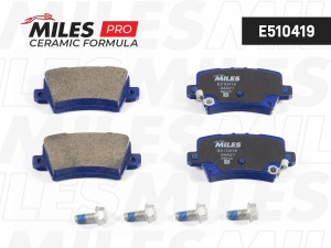 Колодки тормозные задние (Смесь CERAMIC серия PRO) HONDA CIVIC VIII Hatchback 06 E510419 MILES