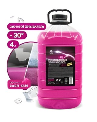 Жидкость омывателя -30С 4л бабл-гам AntiFrost GRASS 110485 GRASS