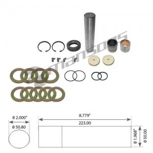 р/к шкворня !(мр) с подш 50x51x223.5 на сторону \MAN L87-98/M38-43/T01-10/18/20/ 400.615.00 MANSONS