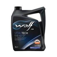 WOLF VITALTECH 5W40 SP 5L BMW LONGLIFE-01 MB 229.5 PSA B71 2296 VW 502.00 VW 505 1048901 WOLF