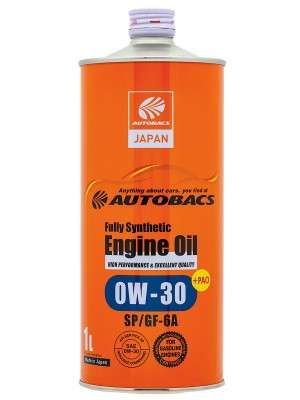 Масло моторное AUTOBACS ENGINE OIL 0W-30 SP GF-6A 1л A00032233 A00032233 AUTOBACS
