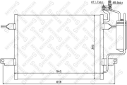 радиатор кондиционера! без осушителя\ Opel Meriva 1.4-1.8/1.7DTi 03> 10-45225-SX STELLOX