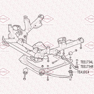 Опора шаровая нижняя L/R BMW X5(E53) 00- TEA1014 TEA1014 TATSUMI
