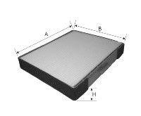 Фильтр салона AG575CF AG 575 CF GOODWILL