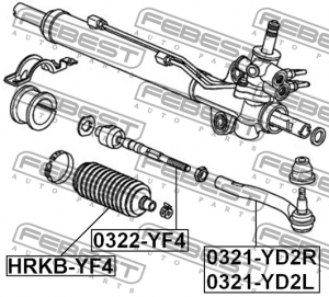 HONDA PILOT (2008>) 0321-YD2L FEBEST