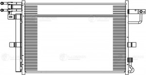 Радиатор кондиц. для ам Ford Explorer (10-) (LRAC 1018) LRAC 1018 LUZAR