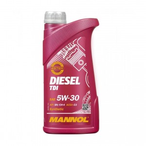 Масло моторное MANNOL 7909 Diesel TDI 5W-30 SN/CF C3 синтетическое 1 л MN7909-1 MANNOL