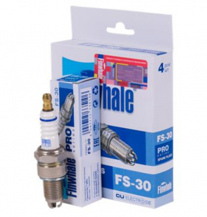 Свеча зажигания (компл. 4шт./цена за 1шт.) 3-х электродная LADA 2108-10 инж./CHE FS30 FINWHALE