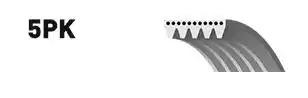 OPEL ASTRA H (2004-2009) 5-PK-1545 GATES