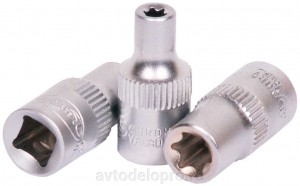 Головка торцевая 1/4" Torx E6 "АвтоDело" 39306 AVTO DELO