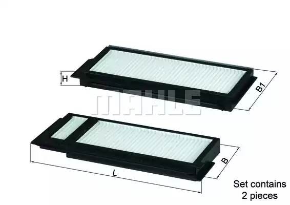 фильтр салона!\ Mazda 3/5 1.4-2.0CD 03> LA346/S MAHLE KNECHT