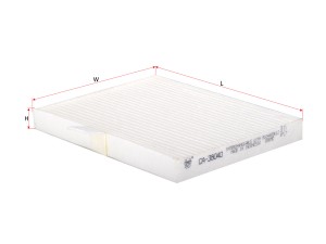 Фильтр воздушный салона GREAT WALL Hover H3 (09-) SAKURA CA38040 SAKURA