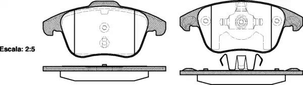 1249 00 FDB1972 [425362] !колодки дисковые п.\ Citroen C4 Picasso 2.0HDi/2.0i 06 1249.00 REMSA