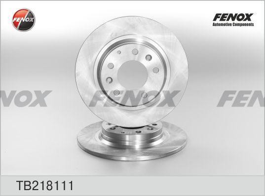 Диск тормозной задний  2шт TB218111 FENOX