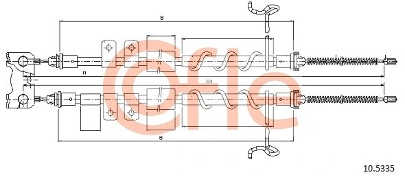 FORD TRANSIT CONNECT (2002>) задний 92.10.5335 COFLE