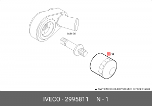 Фильтр масляный УАЗ Патриот дв.iveco FIAT Ducato IVECO Daily OE 2995811 IVECO