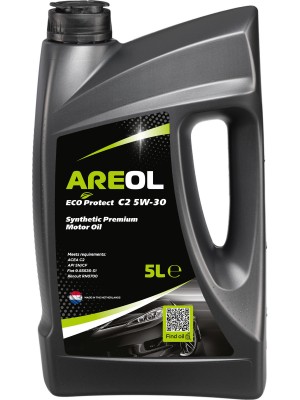 AREOL ECO Protect C2 5W30 (5L) масло моторное! синт ACEA C2, API SN/CF, Fiat 9.5 5W30AR071 AREOL