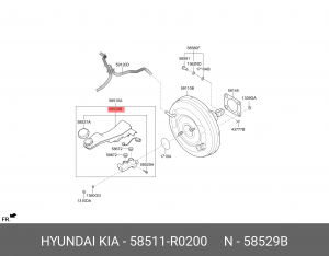 58511R0200 ДЕТАЛЬ 58511R0200 MOBIS
