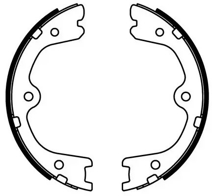 Колодки барабанные NISSAN MURANO 3.5 2003 - 2008 NISSAN MURANO 3.5 2014 - по INF BS22002 SB NAGAMOCHI