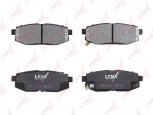 Колодки тормозные задние подходит для SUBARU Tribeca 3.0-3.6 05 / BRZ 2.0 12 BD- BD-7114 LYNXAUTO