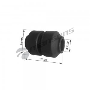 Сайлентблок SCHMITZ полурессоры (30х68х102) металл-резина MANSONS TRB4021 MANSONS