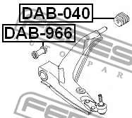 Сайлентблок DAB-966 DAB-966 FEBEST