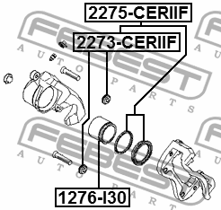 KIA SPORTAGE (1994-2004) 2273-CERIIF FEBEST