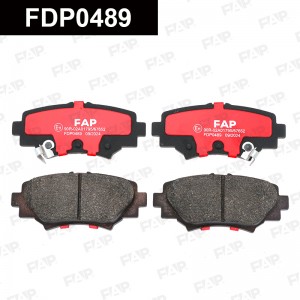 FDP0489 колодки дисковые задние!\ Mazda 3 1.5/2.0/2.2D 13> FDP0489 FAP