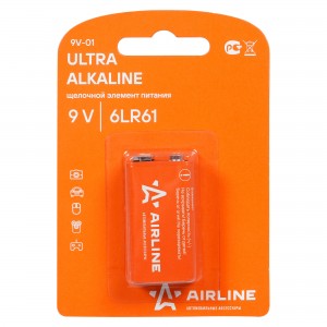 БАТАРЕЙКА КРОНА 9V-01 AIRLINE