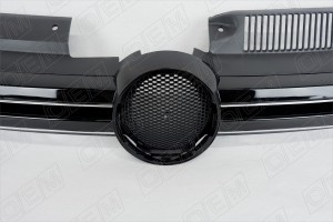 Решетка радиатора Volkswagen Golf 6 (2009-2013) под накладки OEM3127 OEMPARTS