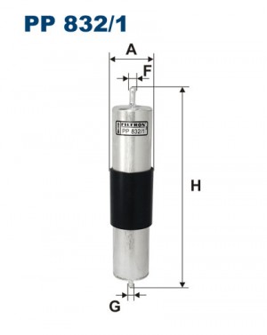 Фильтр топливный BMW 3 (E36),5 (E34,E39) FILTRON PP8321 FILTRON