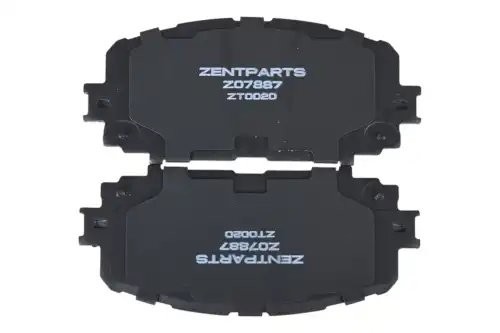 колодки тор. диск. перед. с антиск. пл.! (P83101)\ Toyota Yaris 06> Z07887 ZENTPARTS